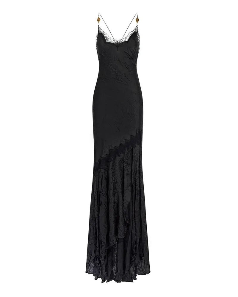Roberto Cavalli Maxikleid - Schwarz Schwarz