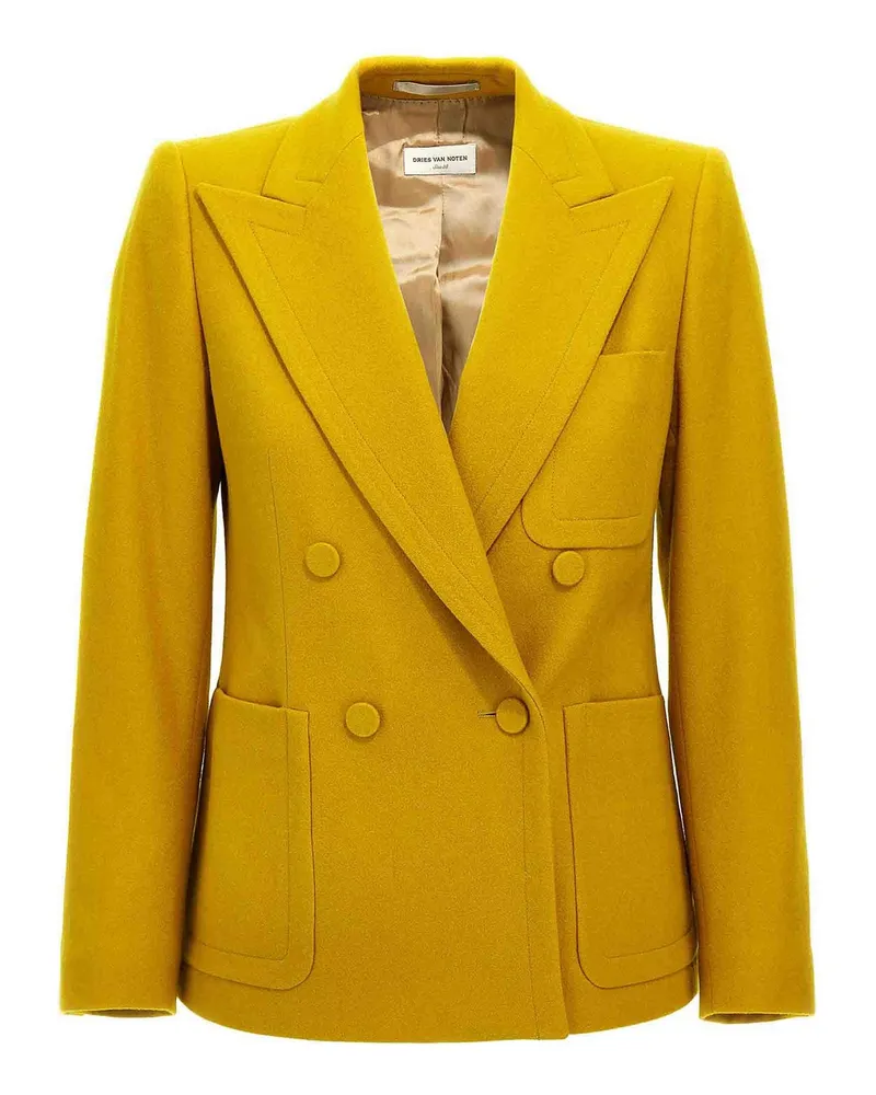 Dries van Noten Blazer - Gelb Gelb