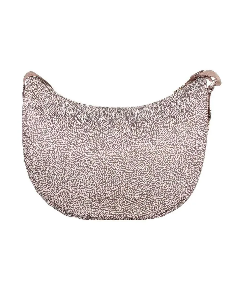 Borbonese Schultertasche - Braun Silber