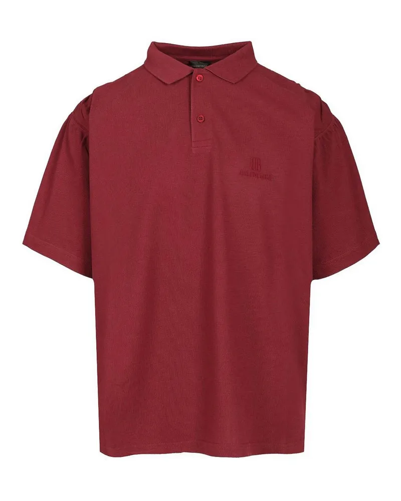 Balenciaga Poloshirt - Dunkelrot Dunkelrot