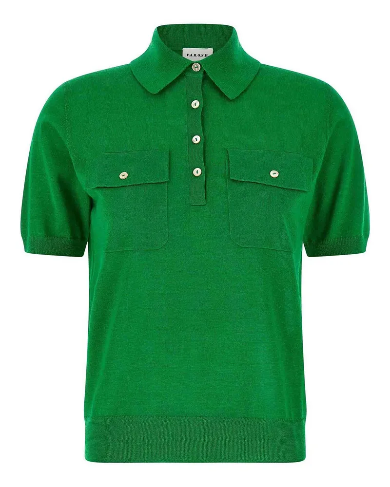 P.A.R.O.S.H. P. A.R. O.S. H. Poloshirt - Grün Grün
