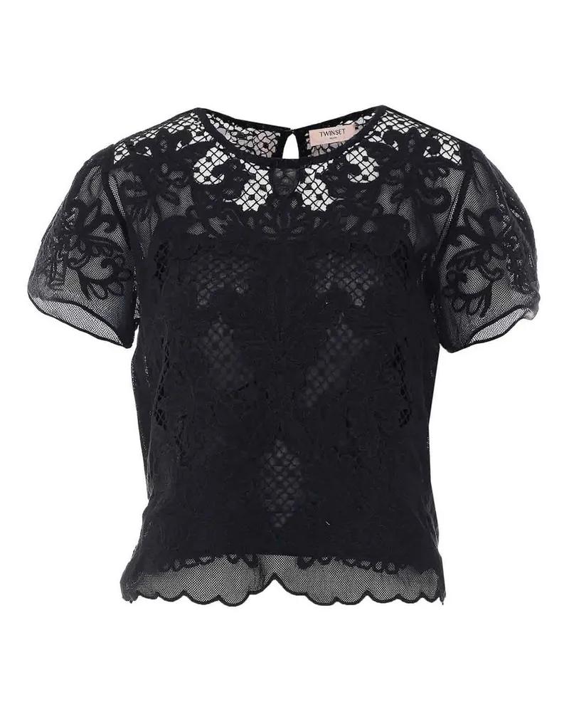 Twin-Set T-Shirt - Schwarz Schwarz