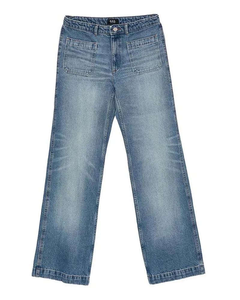 A.P.C. A. P.C. Straight Leg Jeans - Blau Blau