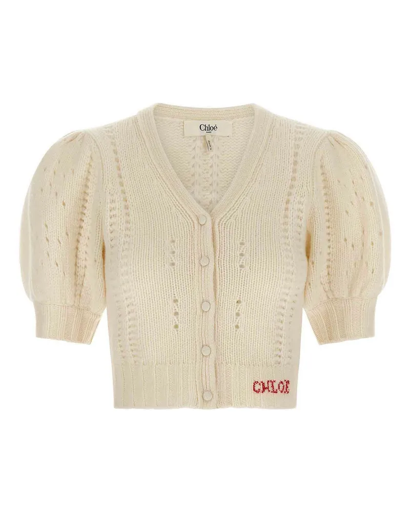 Chloé Cardigan - Weiß Weiß