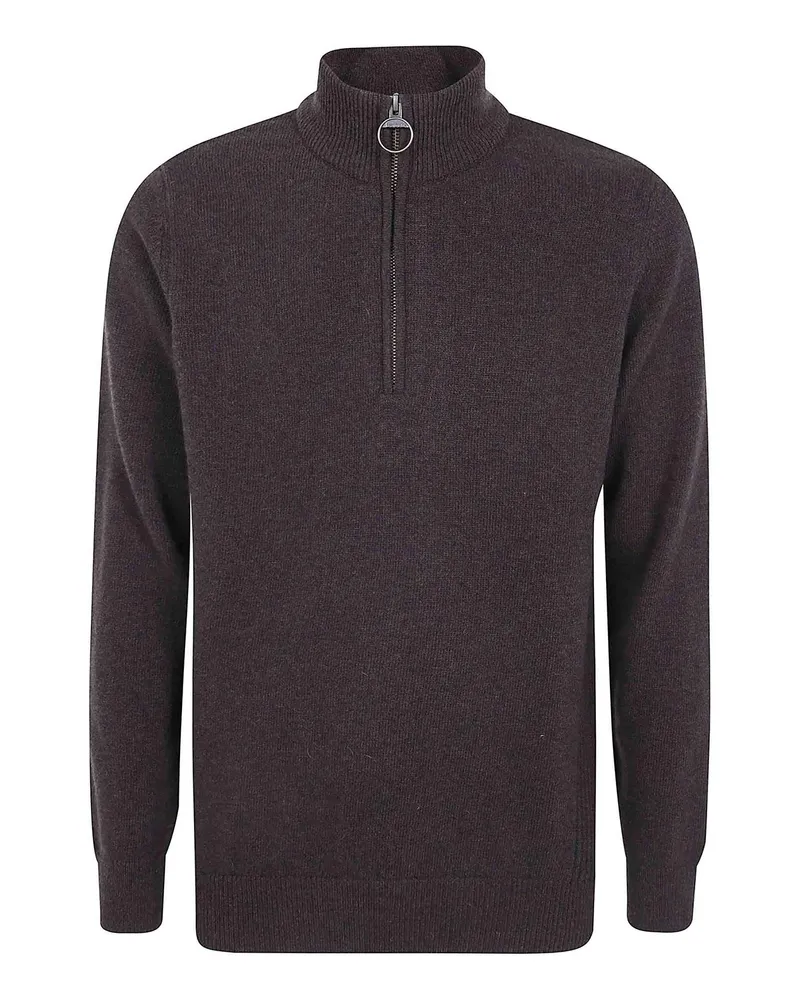 Barbour Rundhalspullover - Braun Braun