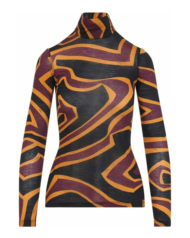 Emilio Pucci T-Shirt - Dunkelrot Dunkelrot