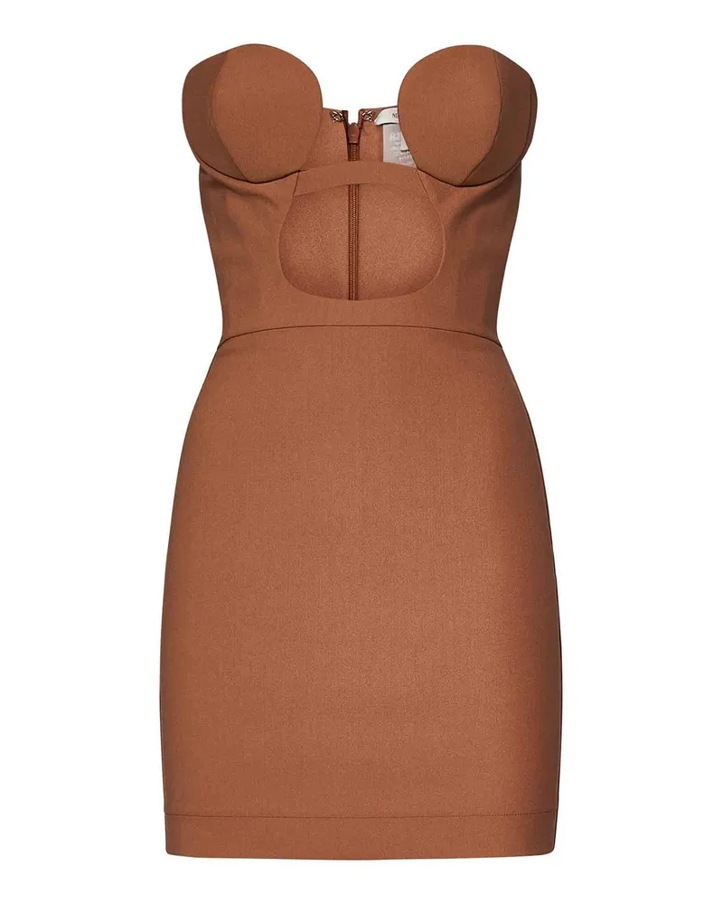 Nensi Dojaka Kurzes Kleid - Braun Braun