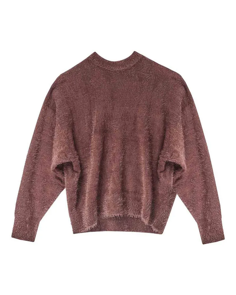 Moschino Rundhalspullover - Braun Braun