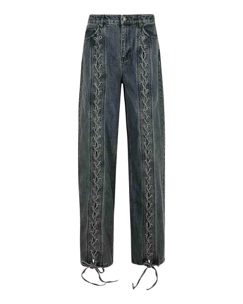 ROTATE Birger Christensen Bootcut Jeans - Schwarz Schwarz