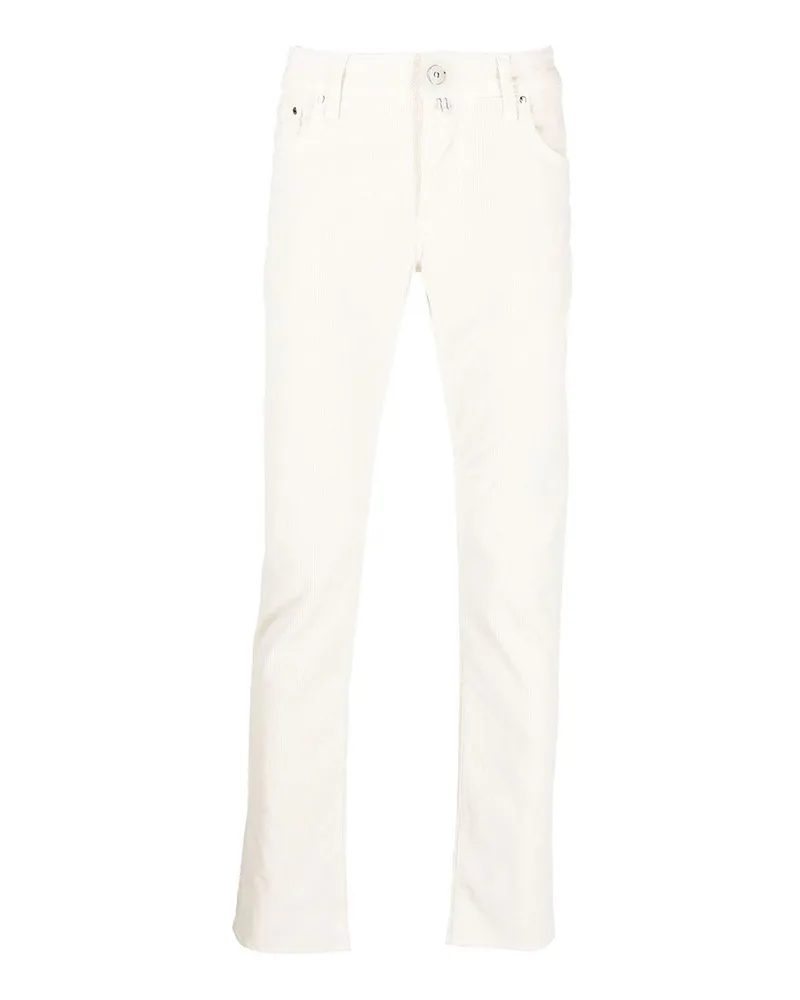 Jacob Cohën Straight Leg Jeans - Weiß Weiß