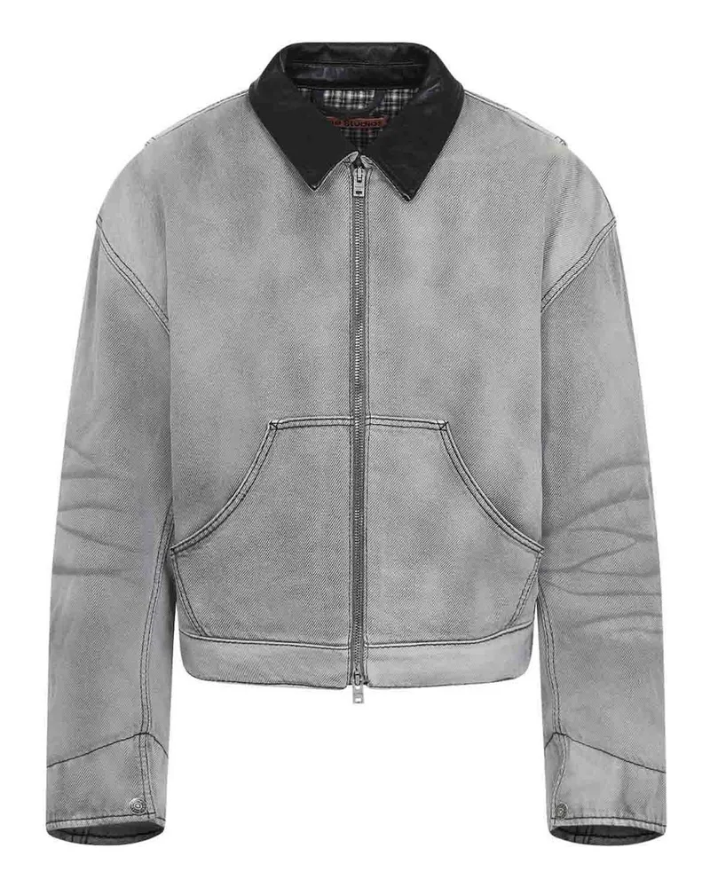 Acne Studios Casualjacke - Weiß Grau