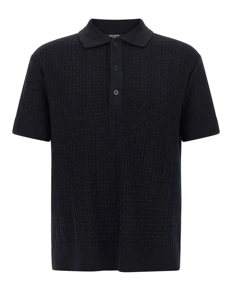 Balmain Poloshirt - Blau Blau
