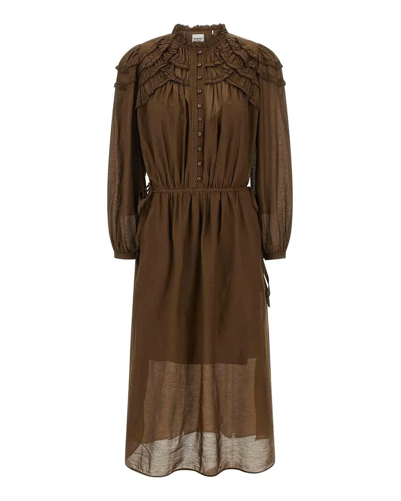 Étoile Isabel Marant Knielanges Kleid - Grün Grün