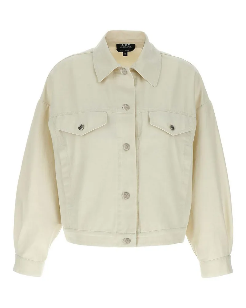 A.P.C. A. P.C. Casualjacke - Weiß Weiß