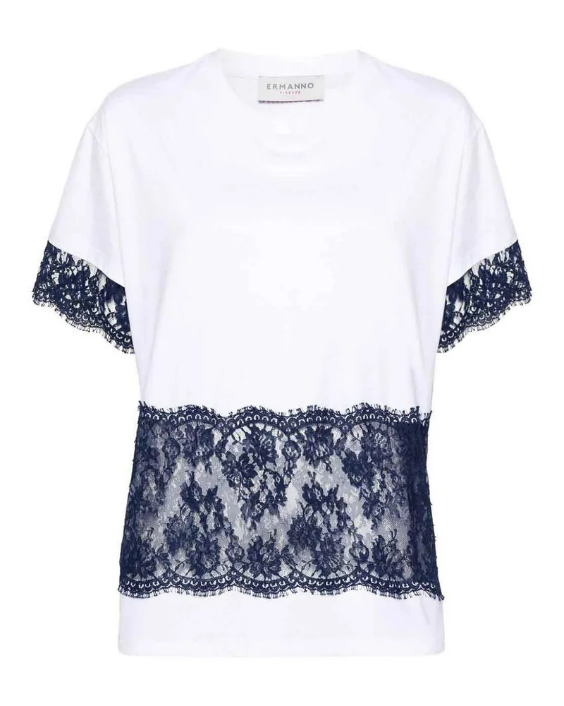 Ermanno Scervino T-Shirt - Weiß Weiß