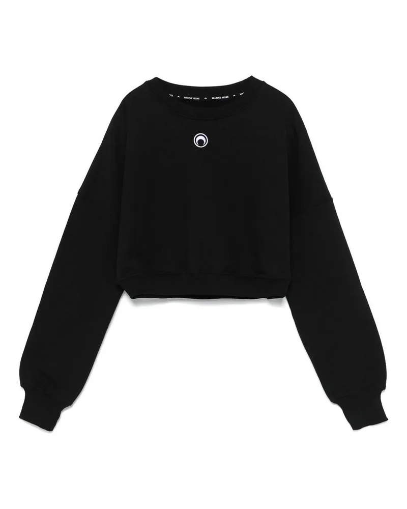 Marine Serre Sweatshirt - Schwarz Schwarz