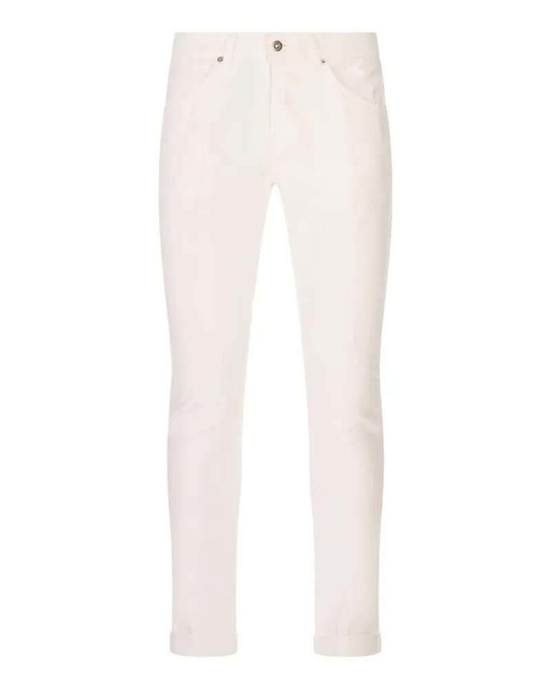 Dondup Straight Leg Jeans - Weiß Weiß