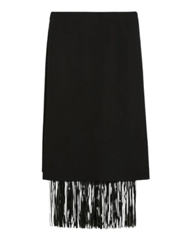 SPORTMAX Schlagjeans - Schwarz Schwarz