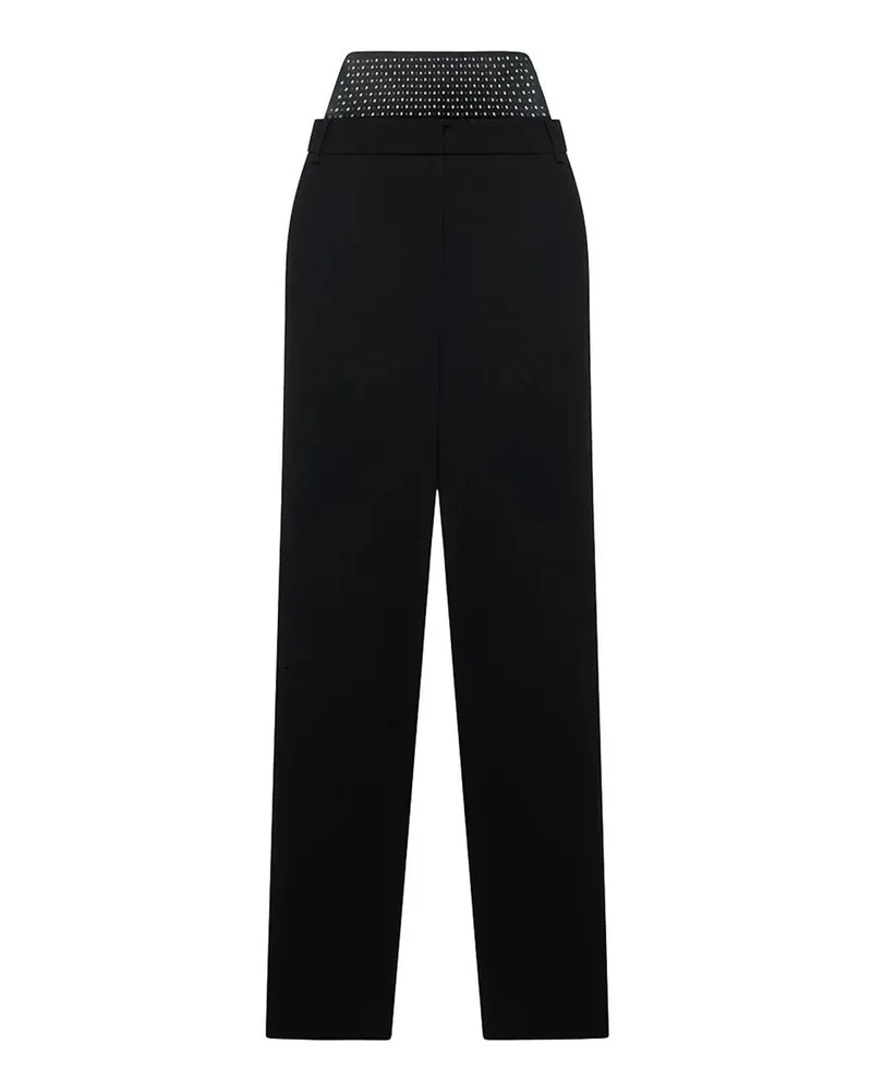 Simona Corsellini Casual Hose - Schwarz Schwarz