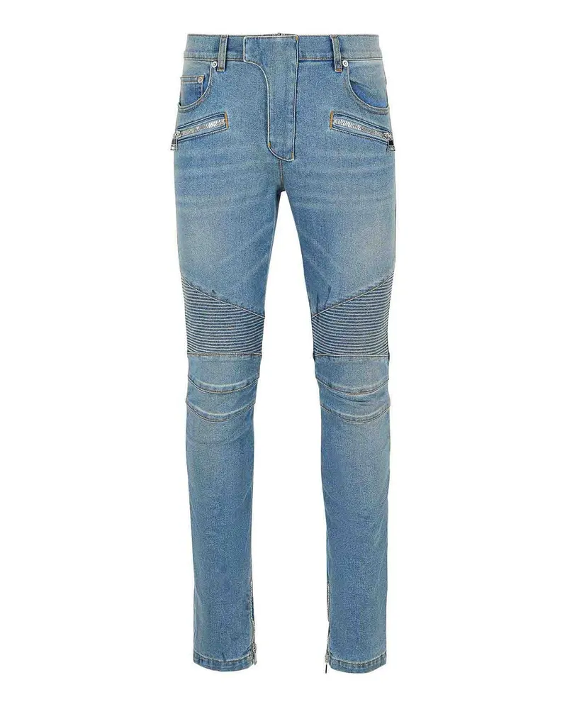 Balmain Bootcut Jeans - Blau Blau