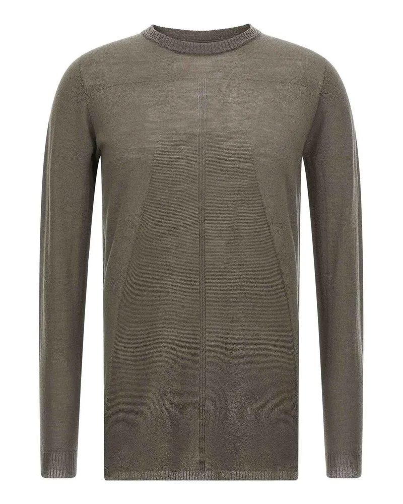 Rick Owens Rundhalspullover - Grau Grau