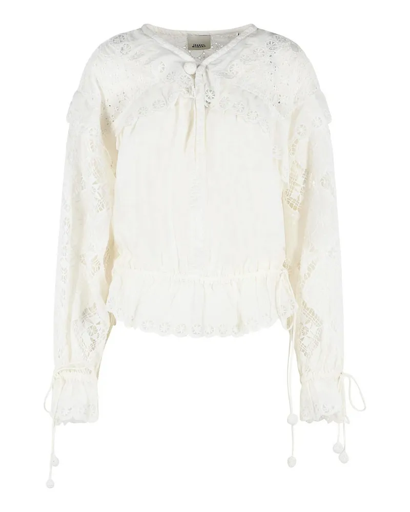 Isabel Marant Bluse - Weiß Weiß