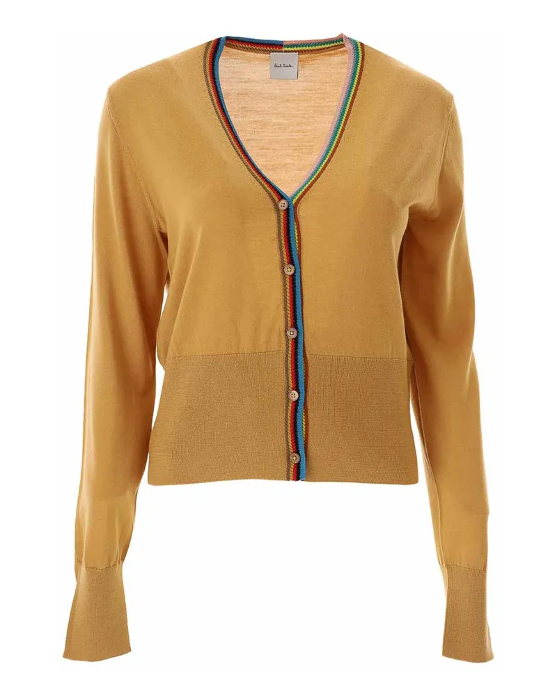 Paul Smith Cardigan - Dunkelgelb Dunkelgelb