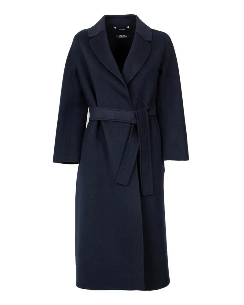Max Mara Kurzer Mantel - Blau Blau