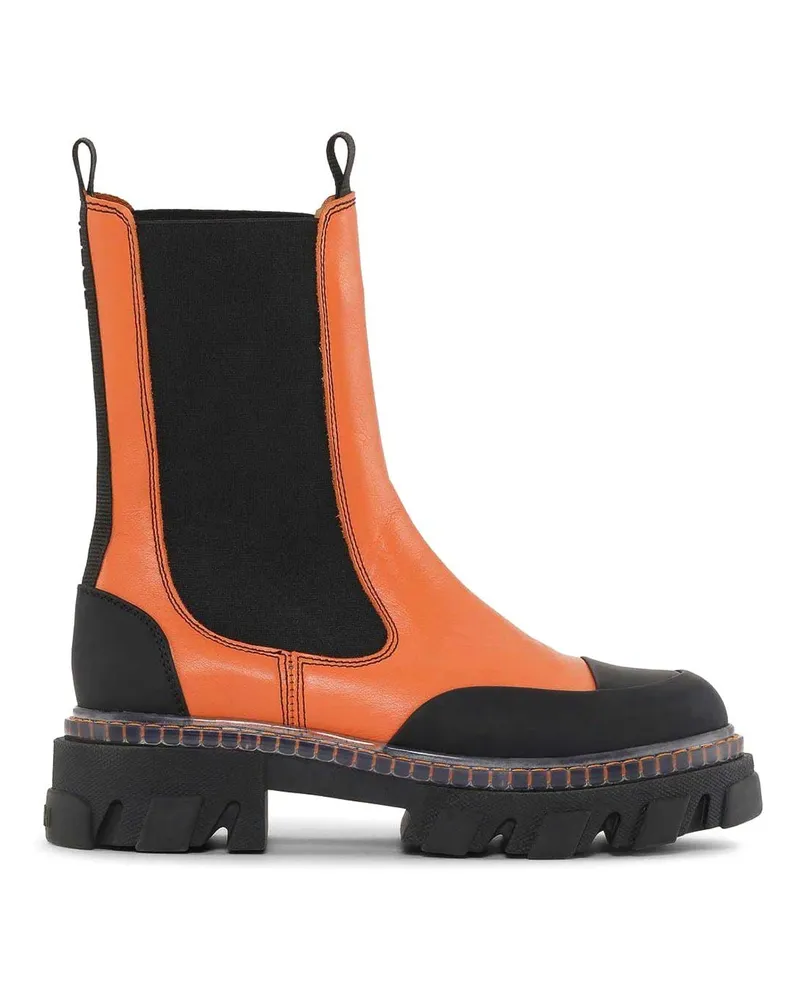 Ganni Stiefeletten - Nude Nude