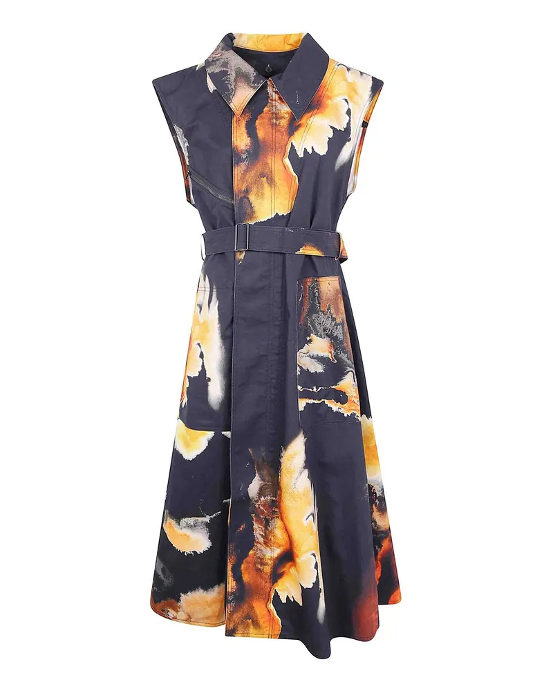 Y-3 Knielanges Kleid - Schwarz Schwarz
