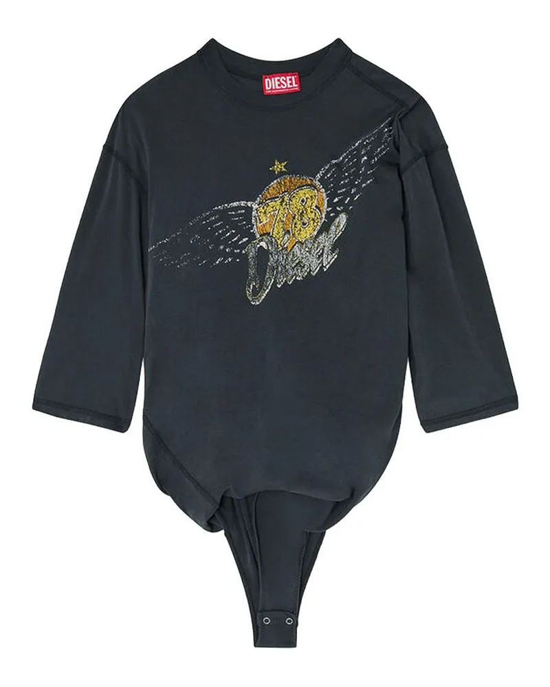 Diesel Top - Schwarz Schwarz
