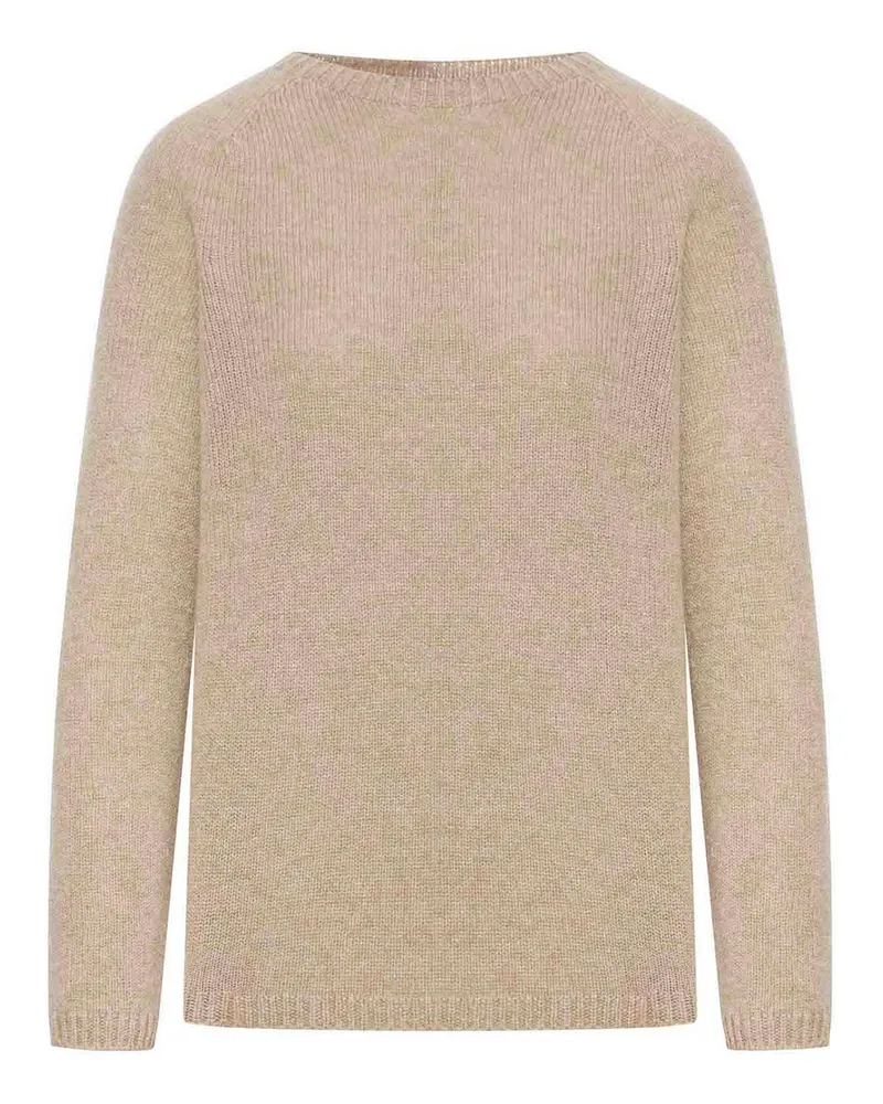 Max Mara Rundhalspullover - Nude Nude