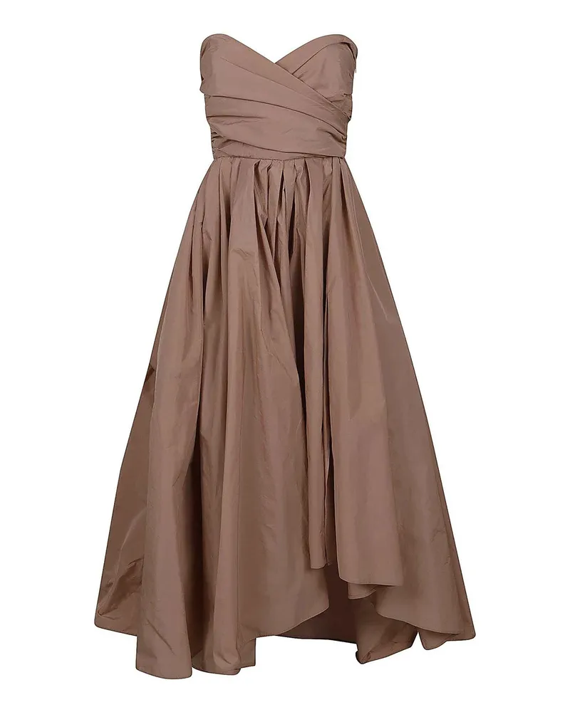 Pinko Knielanges Kleid - Camel Beige