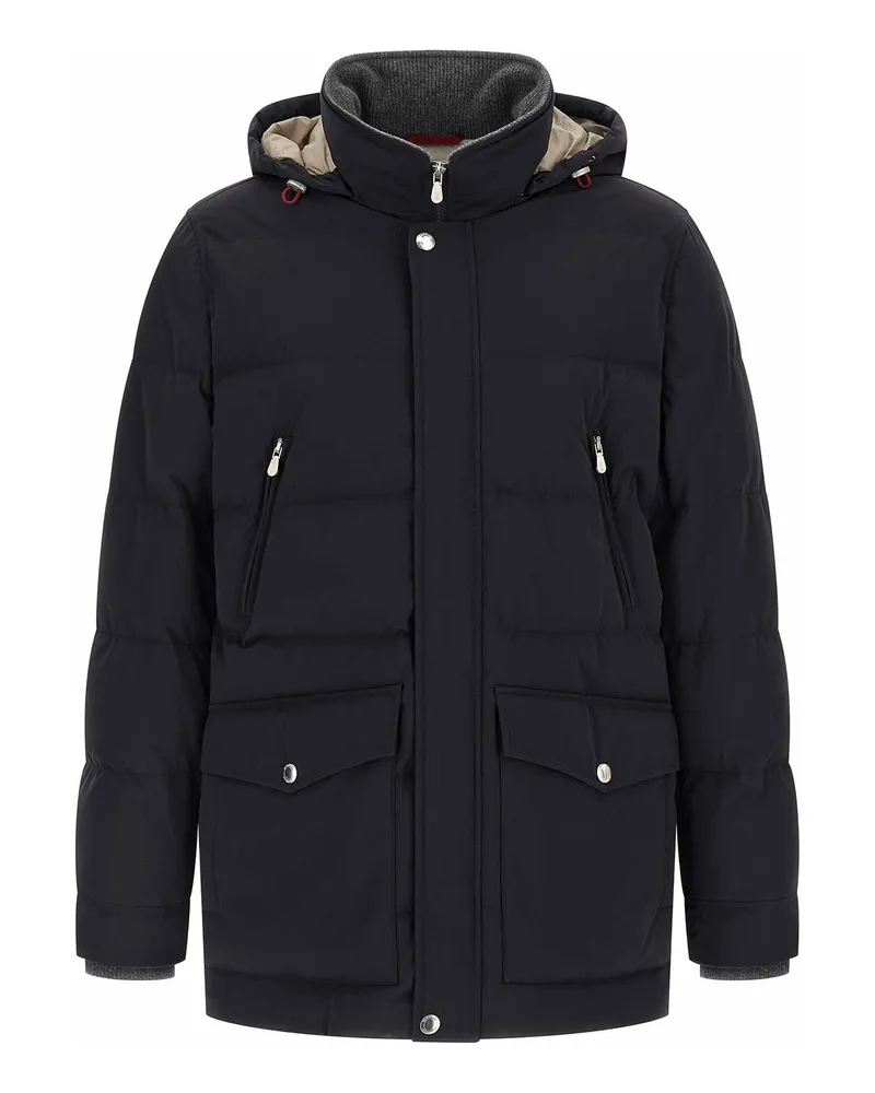 Brunello Cucinelli Daunenjacke - Blau Blau