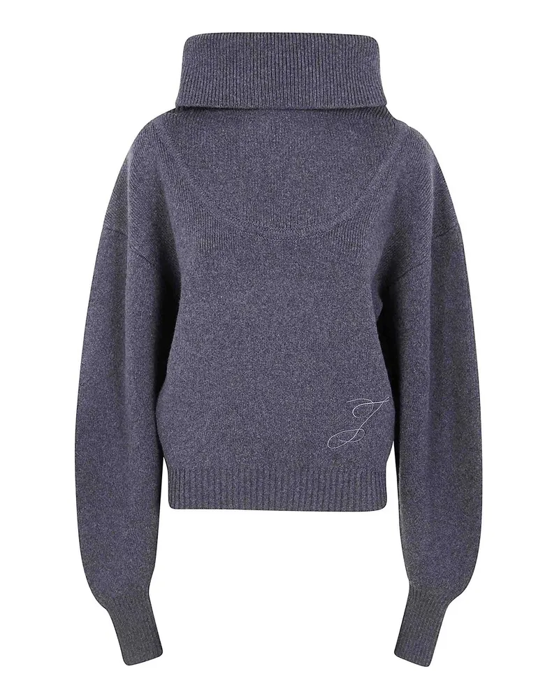 Jacquemus Rundhalspullover - Grau Grau