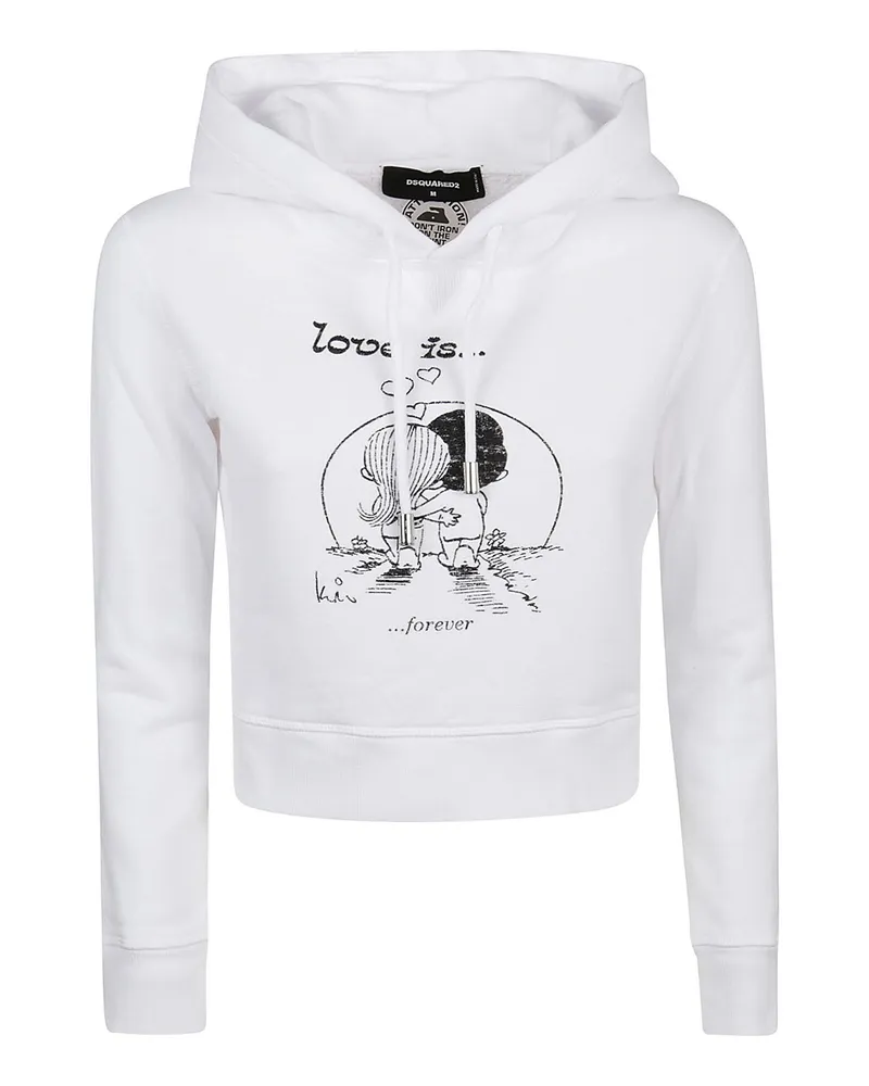 Dsquared2 Sweatshirt - Weiß Weiß