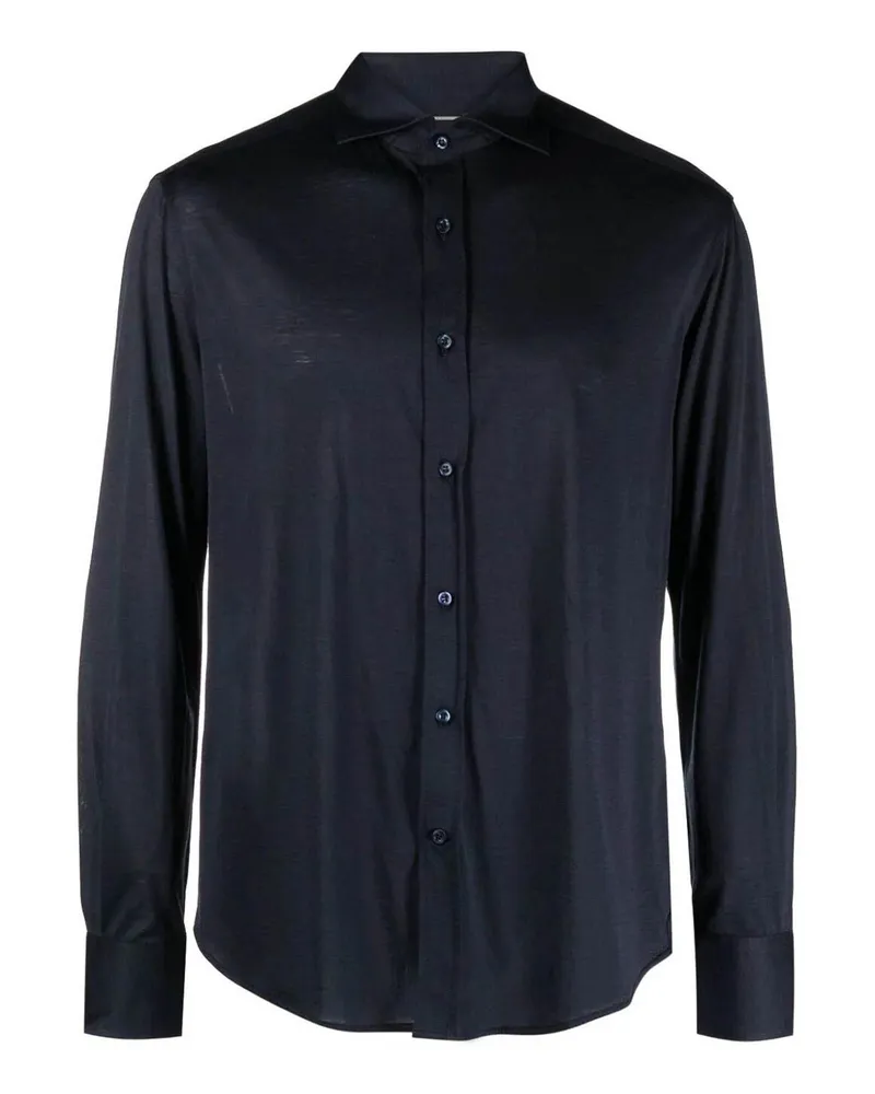 Brunello Cucinelli Hemd - Dunkelblau Dunkelblau