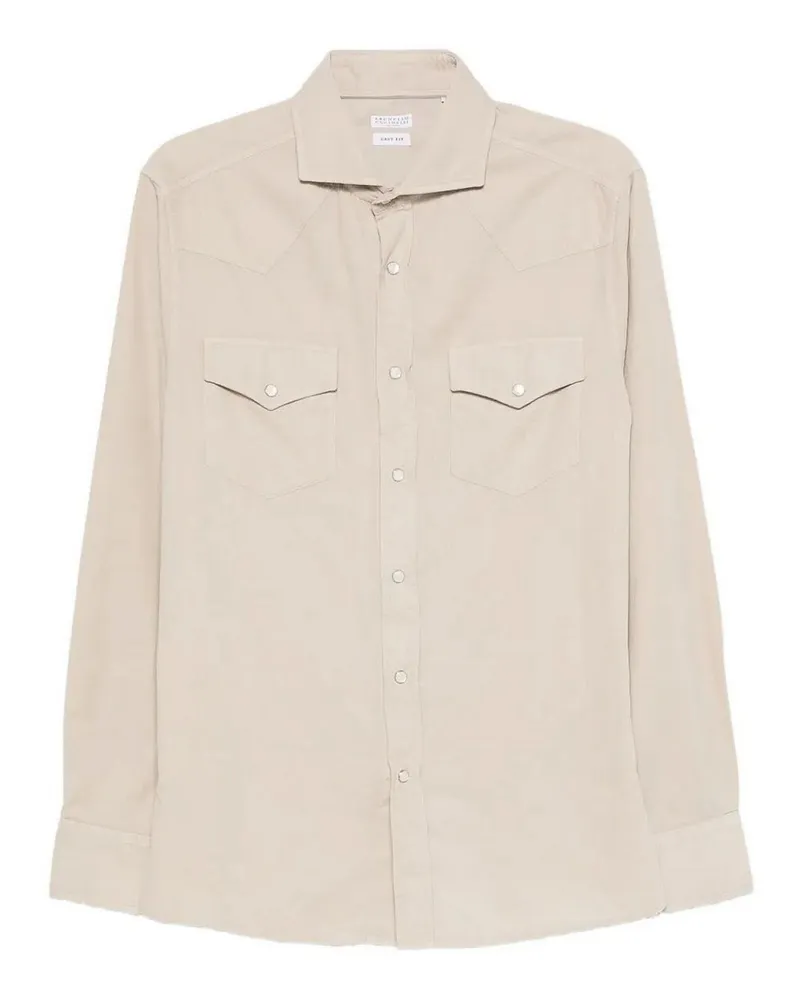 Brunello Cucinelli Hemd - Beige Beige