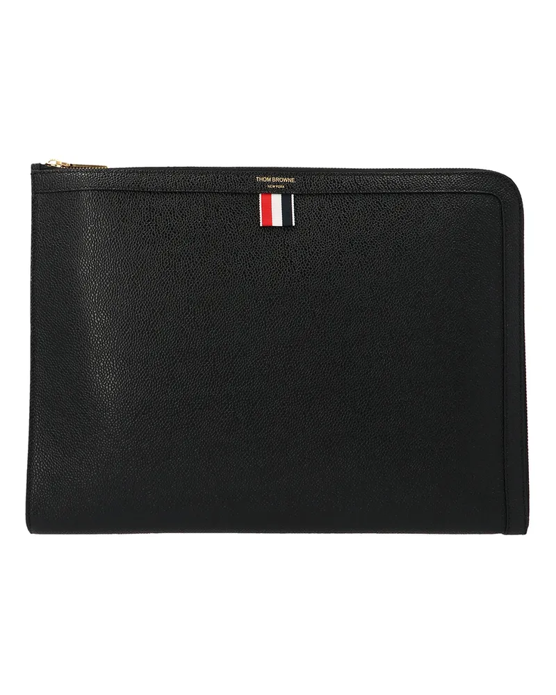 Thom Browne Clutch - Schwarz Schwarz