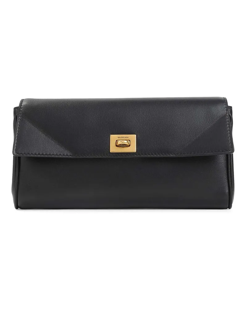 Balenciaga Portemonnaie - Schwarz Schwarz