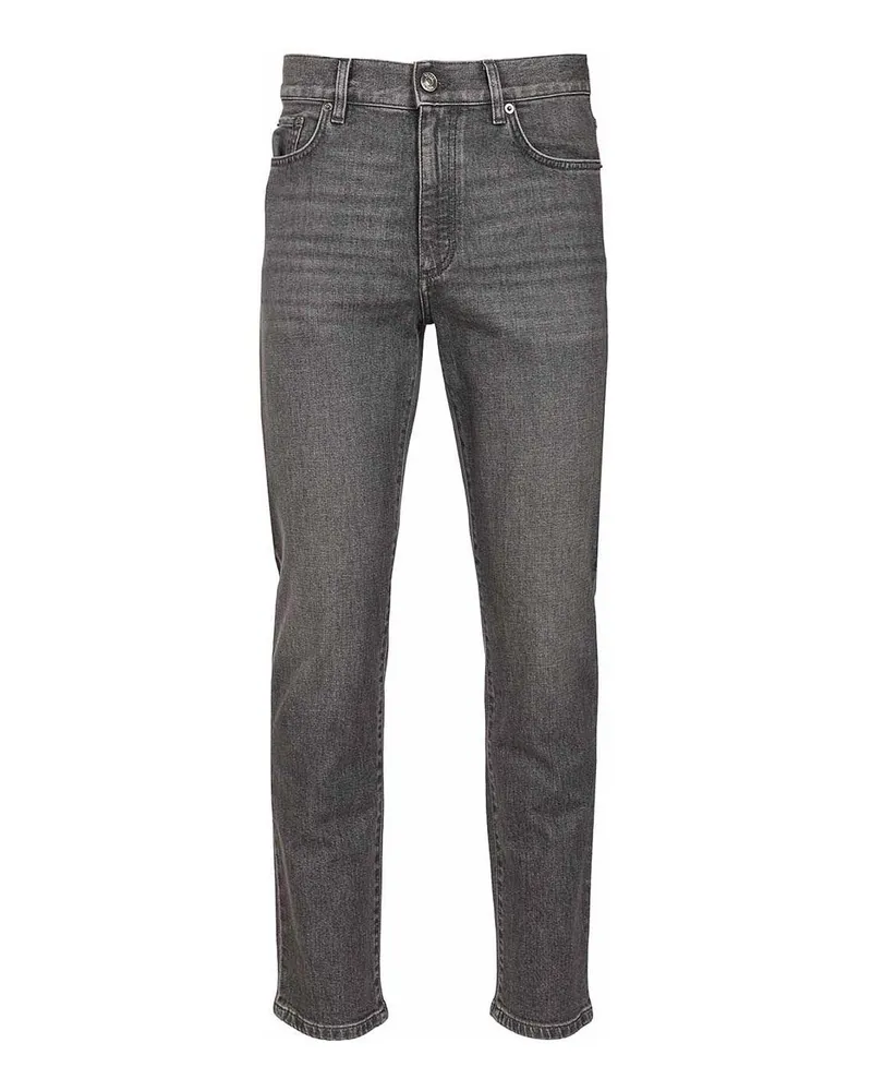 Ermenegildo Zegna Straight Leg Jeans - Grau Grau