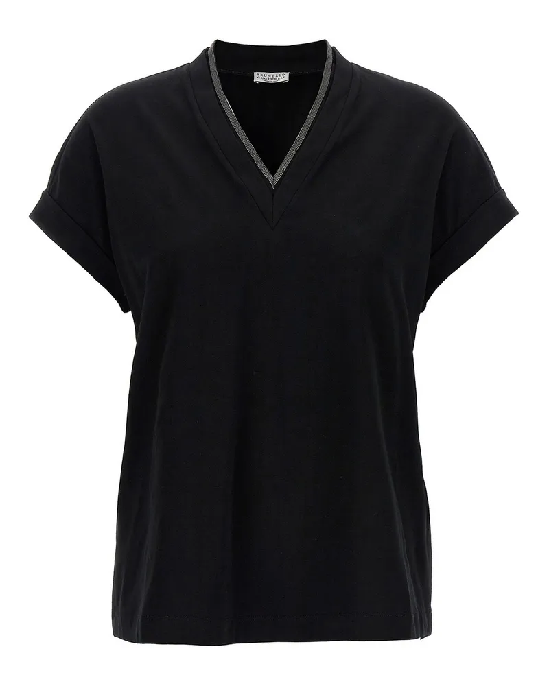 Brunello Cucinelli T-Shirt - Schwarz Schwarz