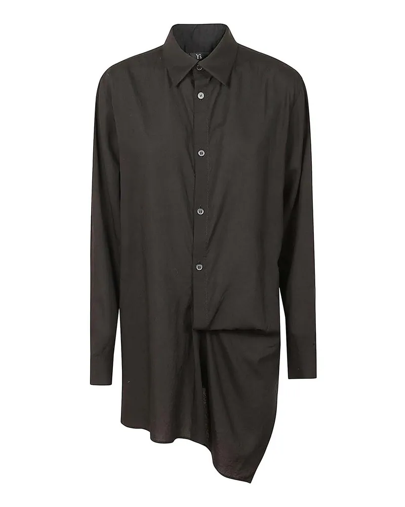 Yohji Yamamoto Hemd - Schwarz Schwarz