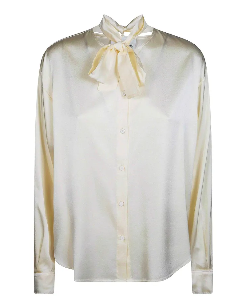 forte_forte Hemd - Beige Beige