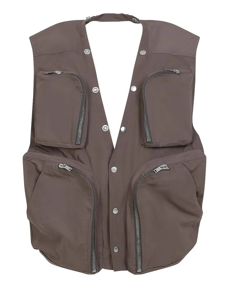 Rick Owens Weste - Braun Braun