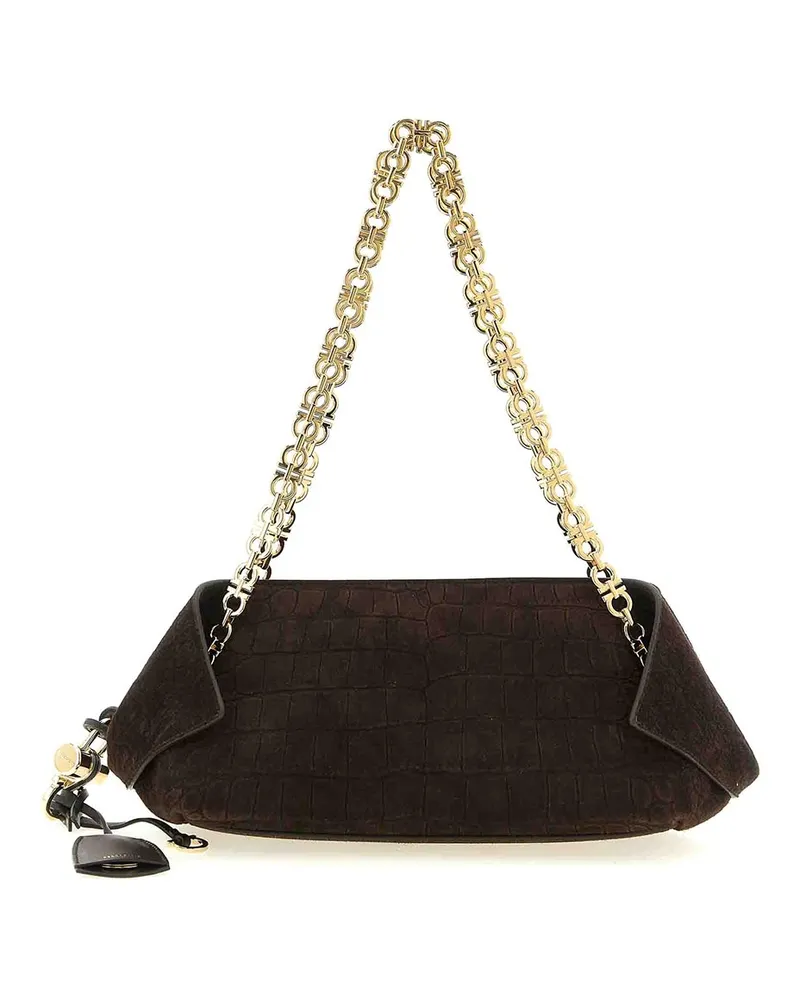 Ferragamo Schultertasche - Braun Braun