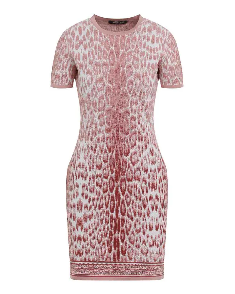 Roberto Cavalli Knielanges Kleid - Rosa Nude
