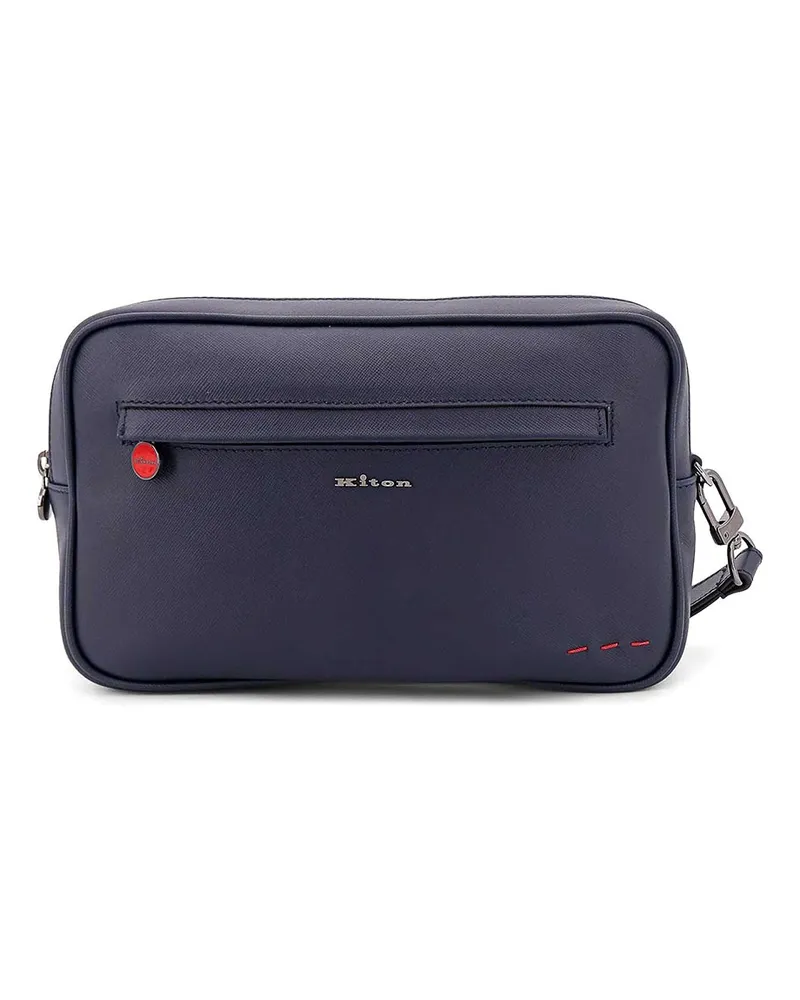 Kiton Clutch - Blau Blau