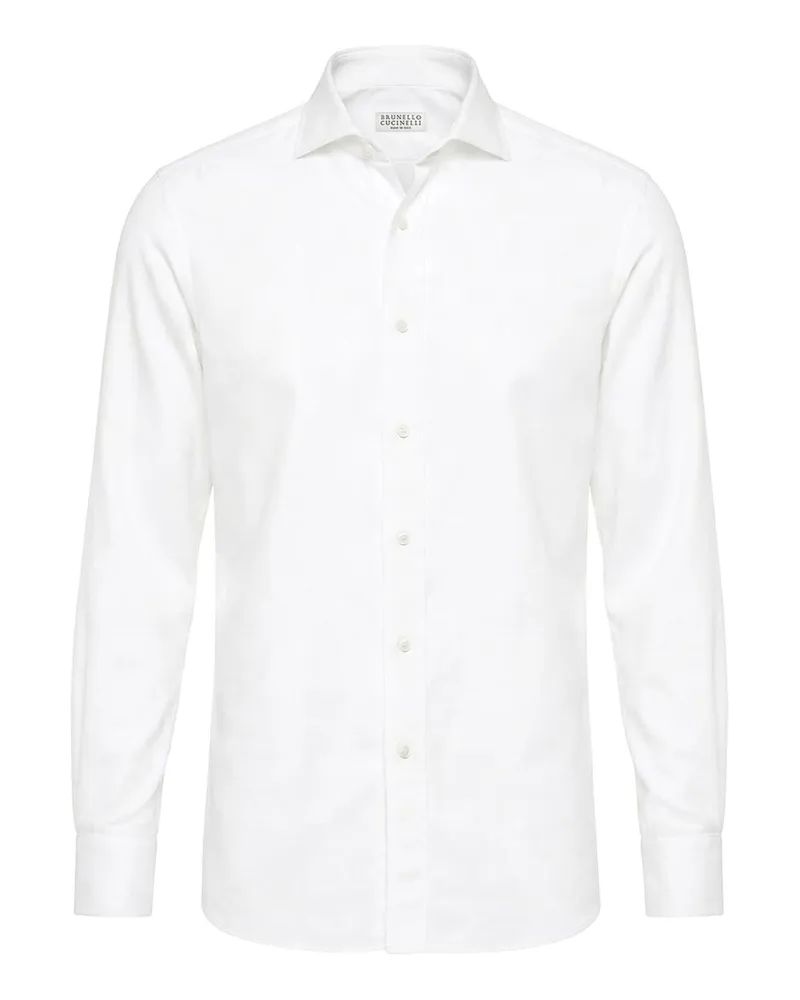Brunello Cucinelli Hemd - Creme Creme