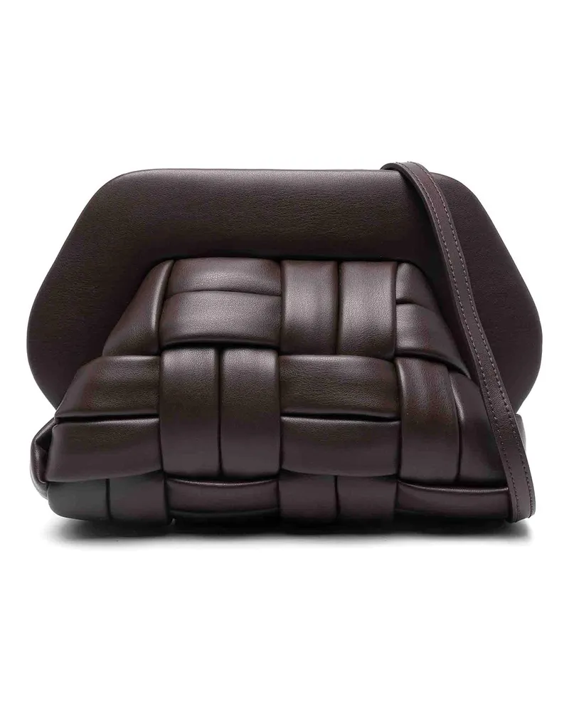 THEMOIRÈ Clutch - Dunkelbraun Dunkelbraun